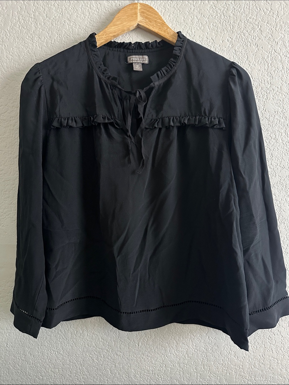 J. Crew Point Sur Silk Top